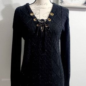 Black Moral Fiber Sweater